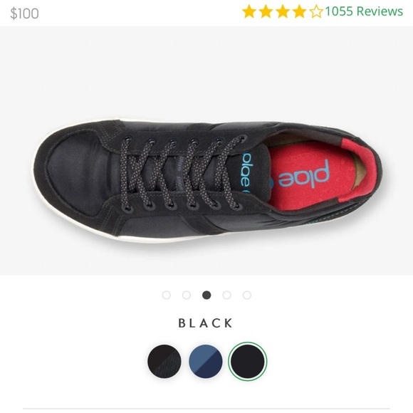 NEW black and red Plae sneakers, new in box NWT - Picture 2 of 9